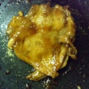 フライパン１つでＯＫ！　鶏もも照り焼き